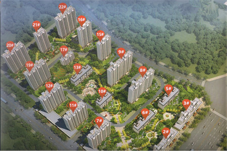 城北状元府75矿户型3室2厅2卫证满两年包含车位储藏室